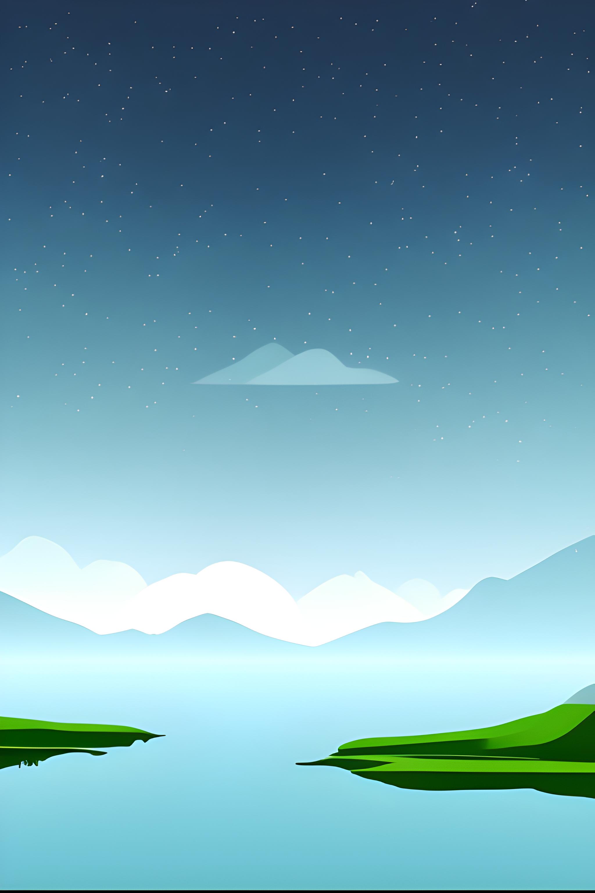 minimalist vector landscape wallpaper.

